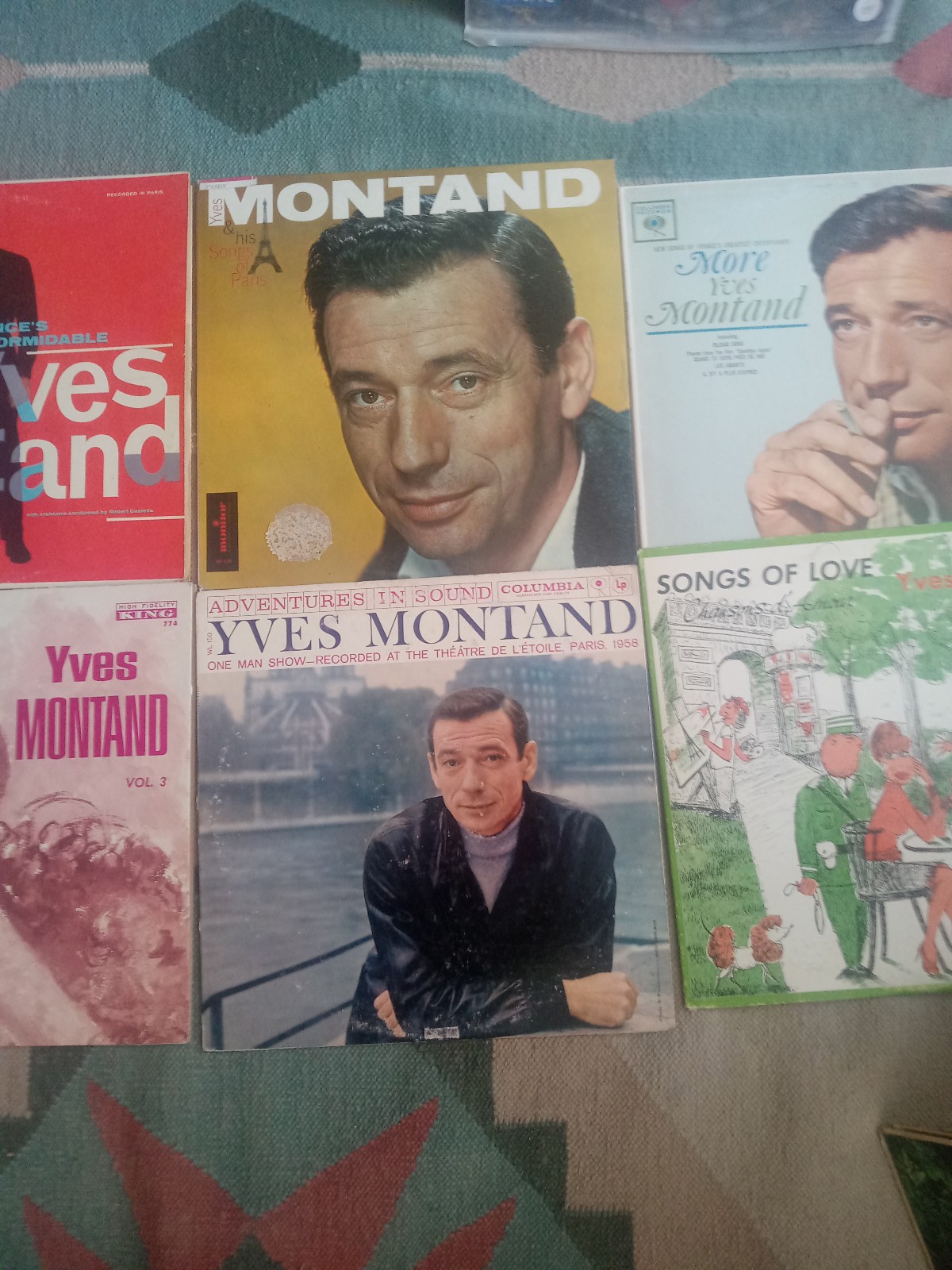 YVES MONTAND VINYL LP LOT
