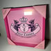 Juicy Couture Scottie Dogs Frame / Wall Art Decor 14” X 14”