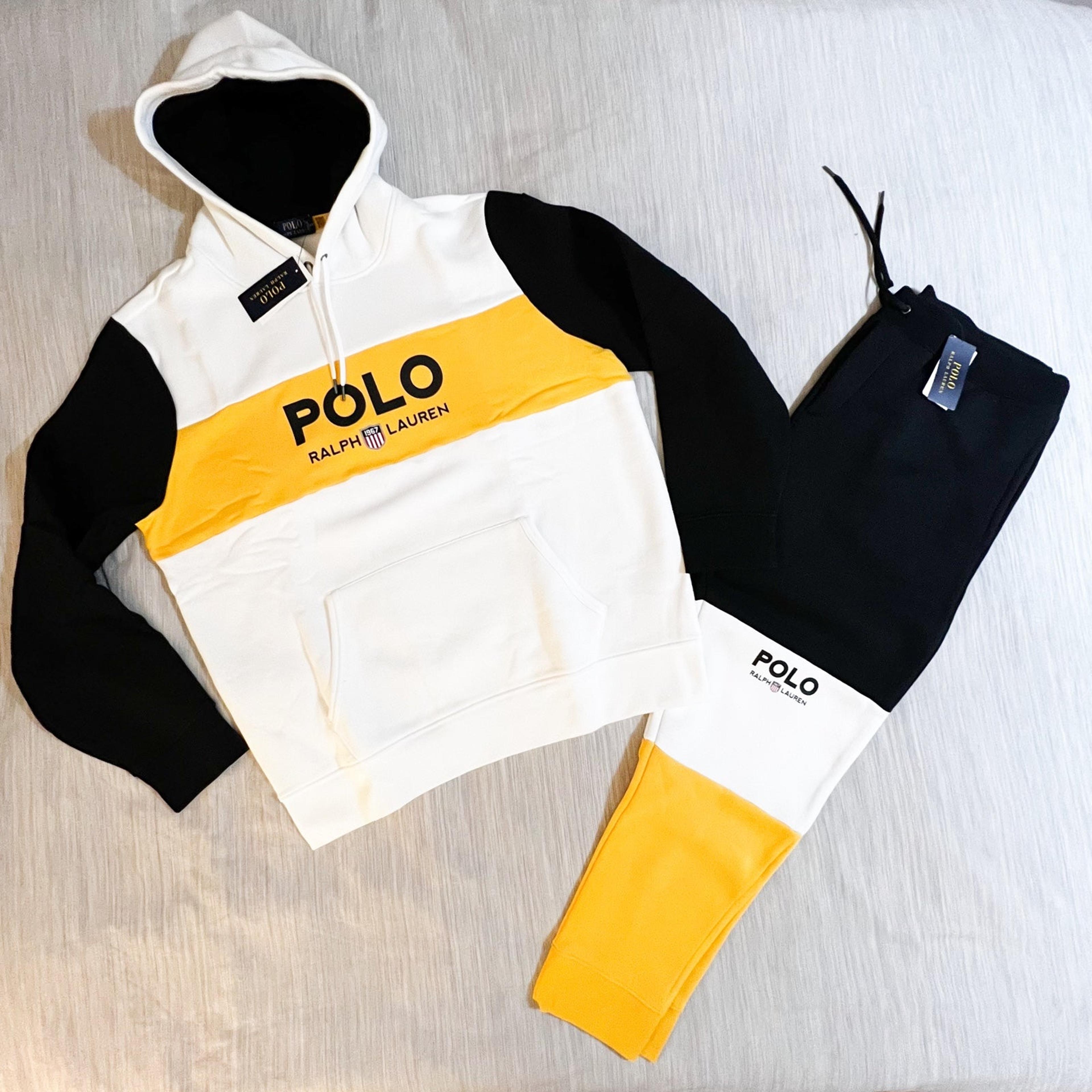 Polo ralph lauren sweatsuit set men's Clearance