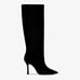 NEW Larroude x Revolve Kate Black Suede Pull On heel boot women size 11 Brand