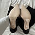 NEW Larroude x Revolve Kate Black Suede Pull On heel boot women size 11 Brand