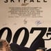Signed skyfall Movie Poster