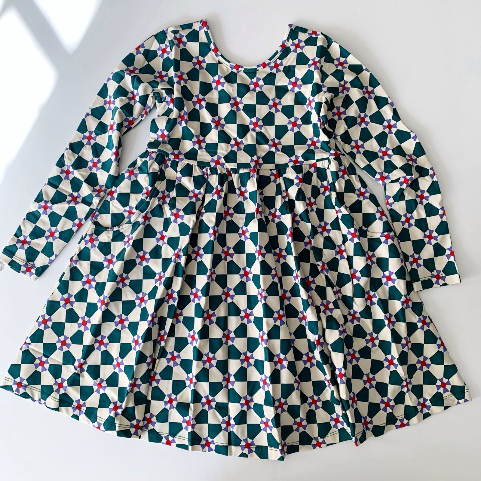 NWOT Hanna Andersson Girl Skater Dress 8 years 130 cm