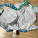 Lauren Ralph Lauren NWT Watercolor Paisley Ruffle One Piece Swimsuit Size 14