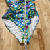 Lauren Ralph Lauren NWT Watercolor Paisley Ruffle One Piece Swimsuit Size 14