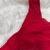 Red Vintage Victorias Secret High Leg Cotton Thong