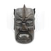 Vintage Asian Carved Wood Oni Mask
