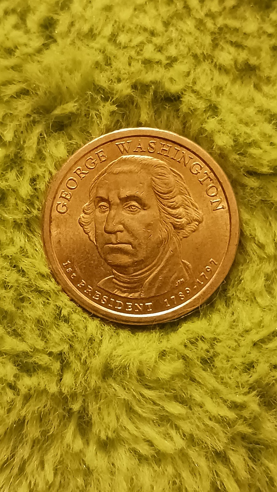 1789-1797 Gold Washington dollar coin