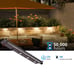 Naotea 12 Inch 6W LED Retaining Wall Lights, Hardscape Lighting 8 Pack
