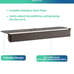 Naotea 12 Inch 6W LED Retaining Wall Lights, Hardscape Lighting 8 Pack