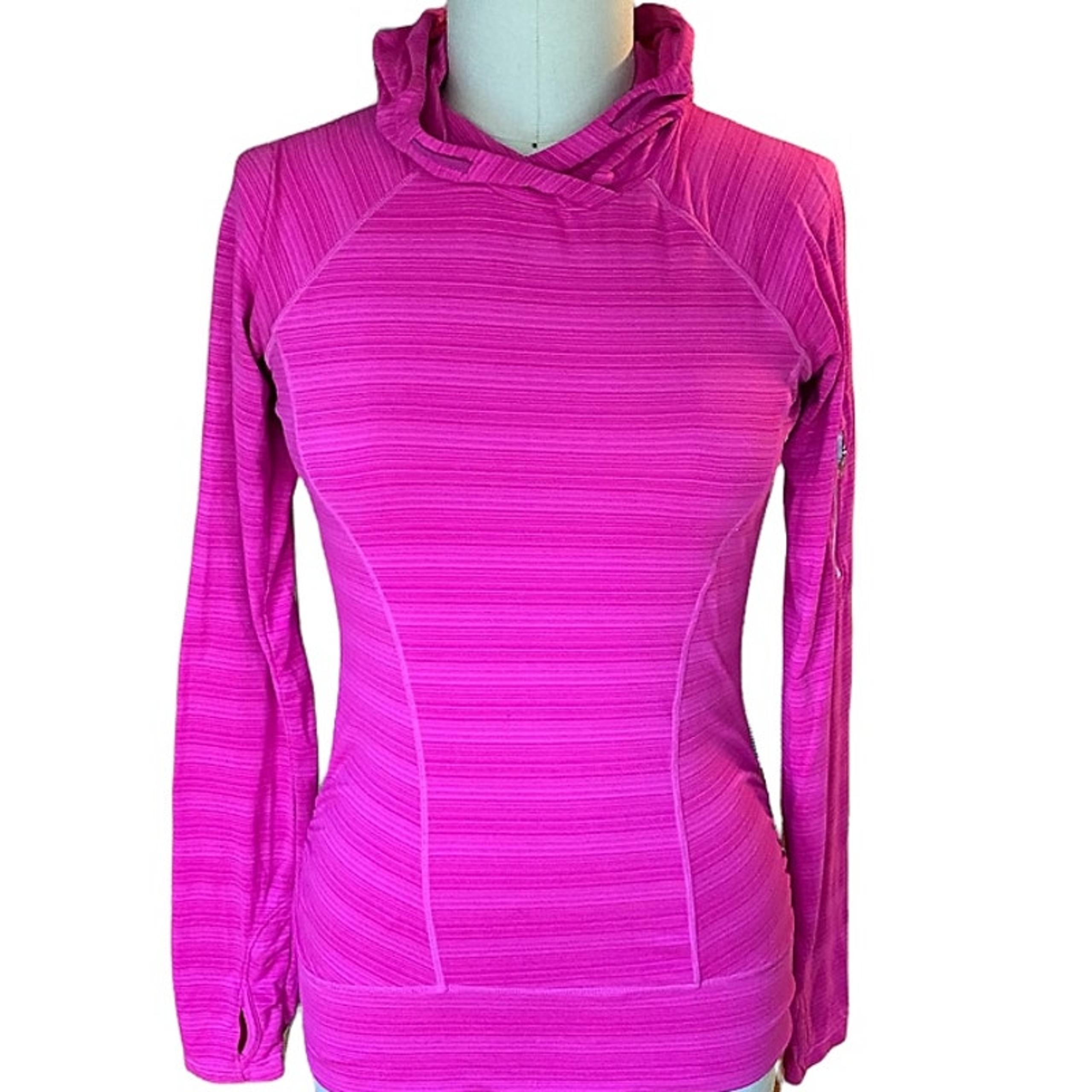 MONDETTA Ladies Fuchsia Pink Workout Running Hoodie ~ SMALL