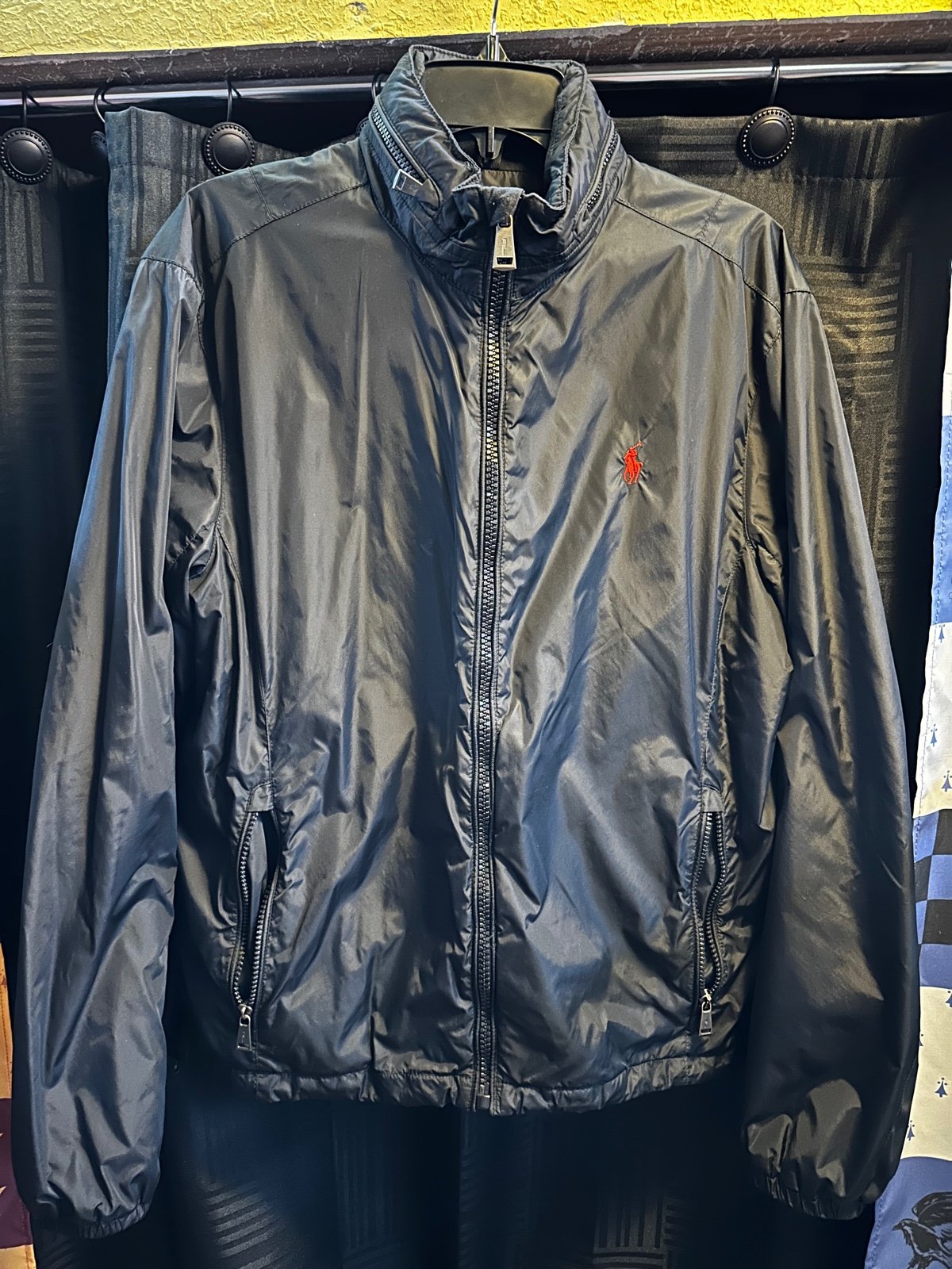 Ralph Lauren polo Windbreaker zip up hoodie