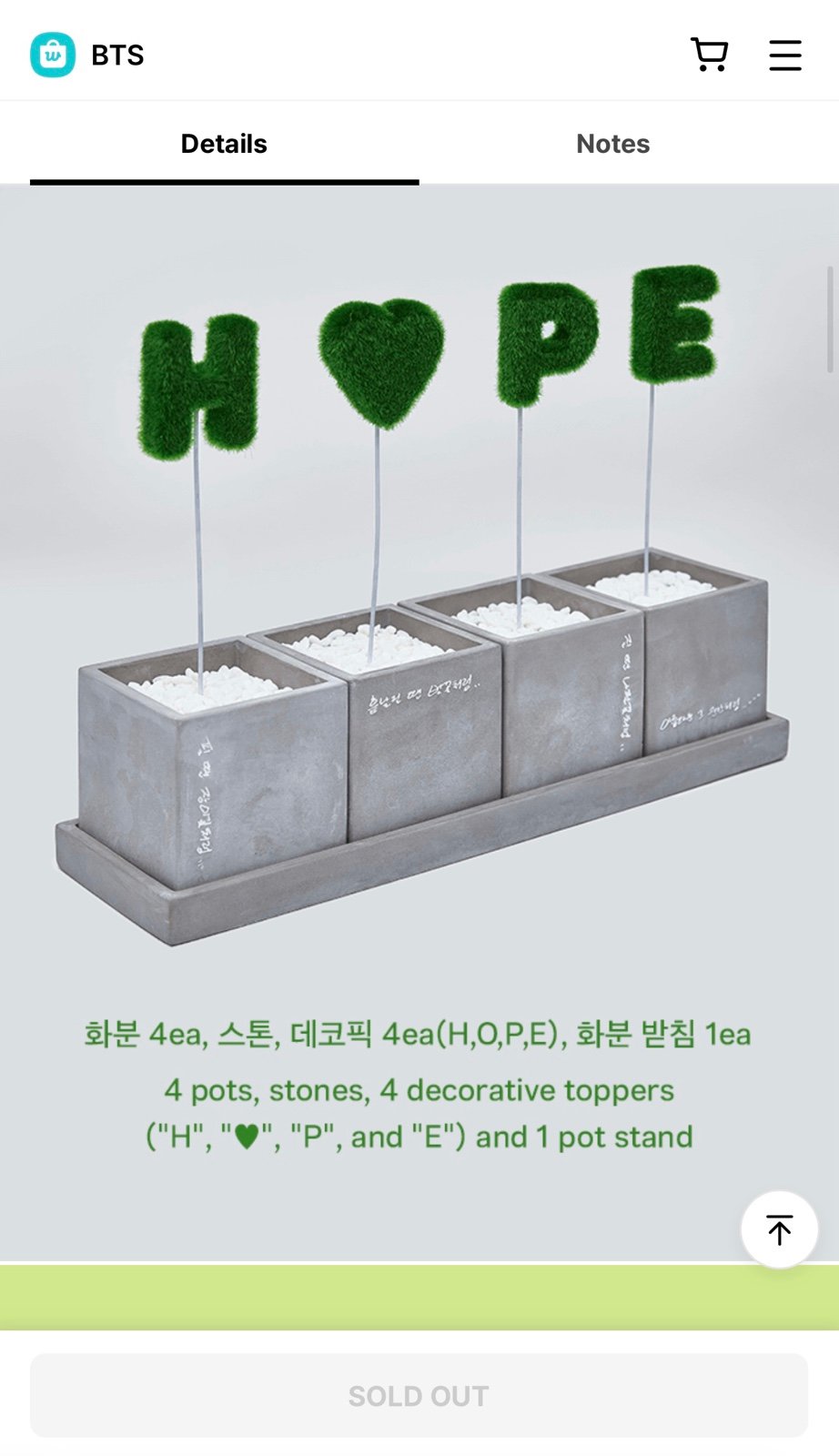 BTS Artist-Made Collection: J-Hope Hope Pot Set