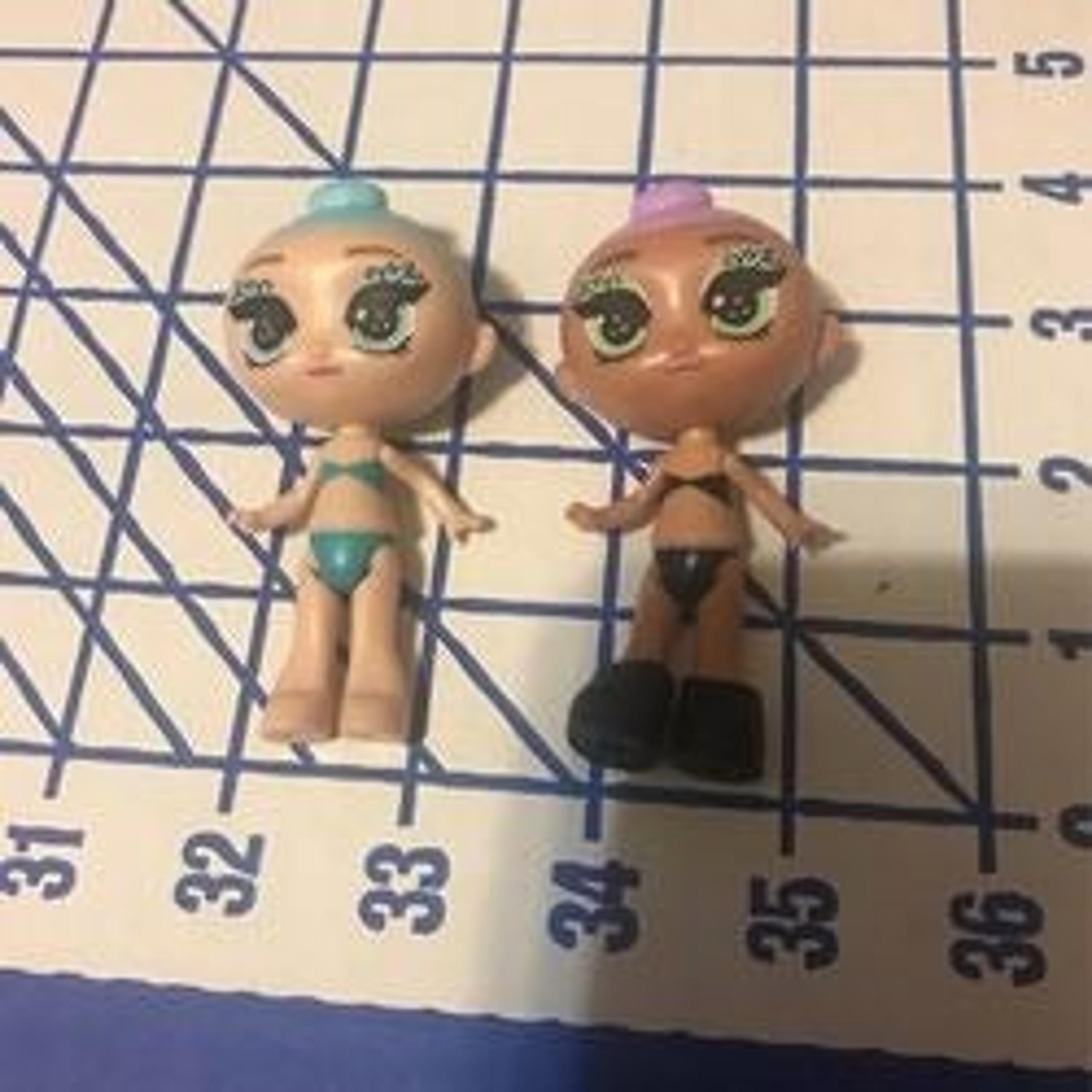 3 Blum Dolls With One Blue Hair lot