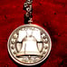 Vintage US Bicentennial Liberty Bell Necklace Limited Collectors Edition