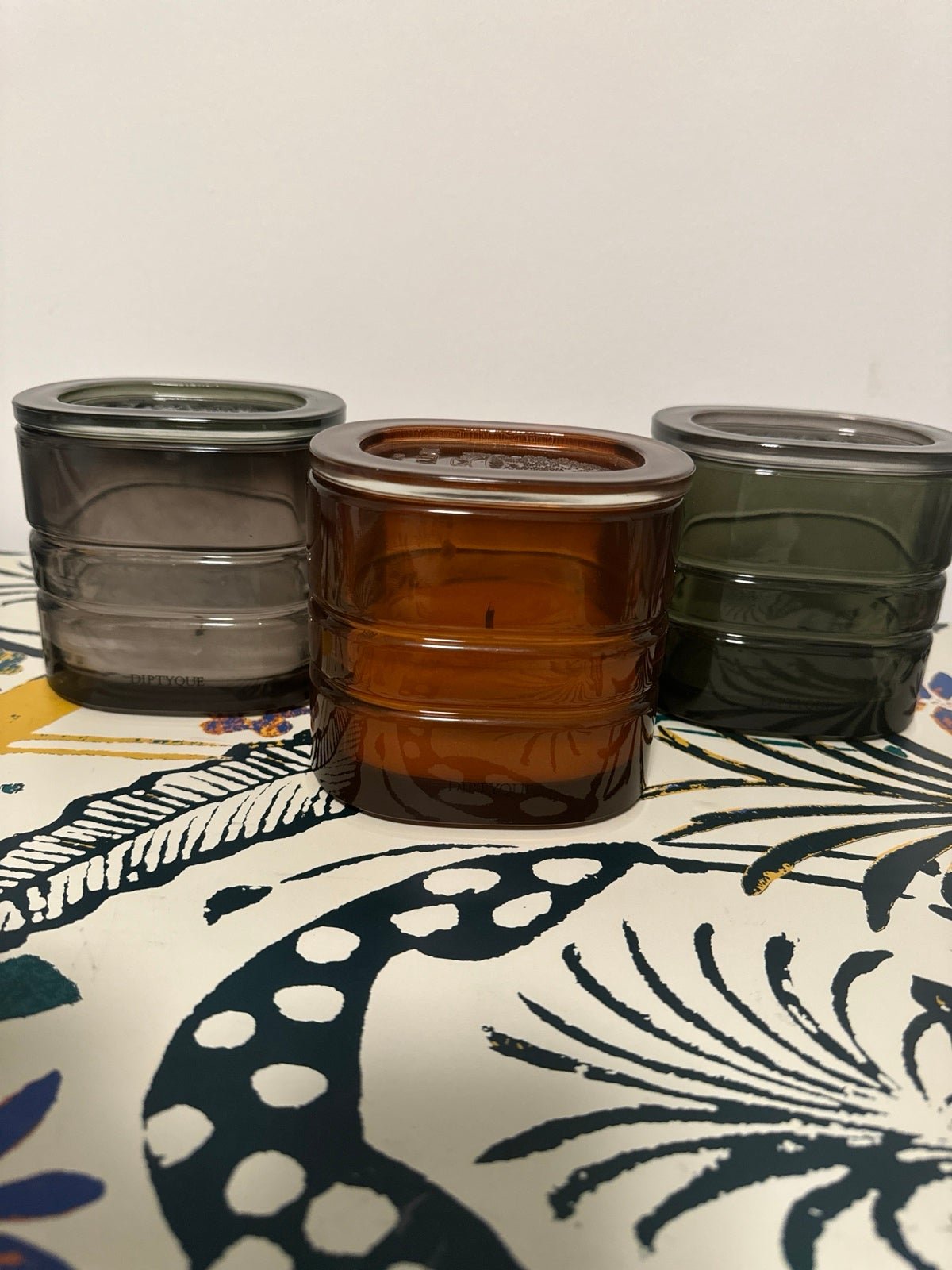 Diptyque glass Jar