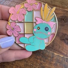 Scrump from Lilo and Stitch Stained Glass Fantasy Pin