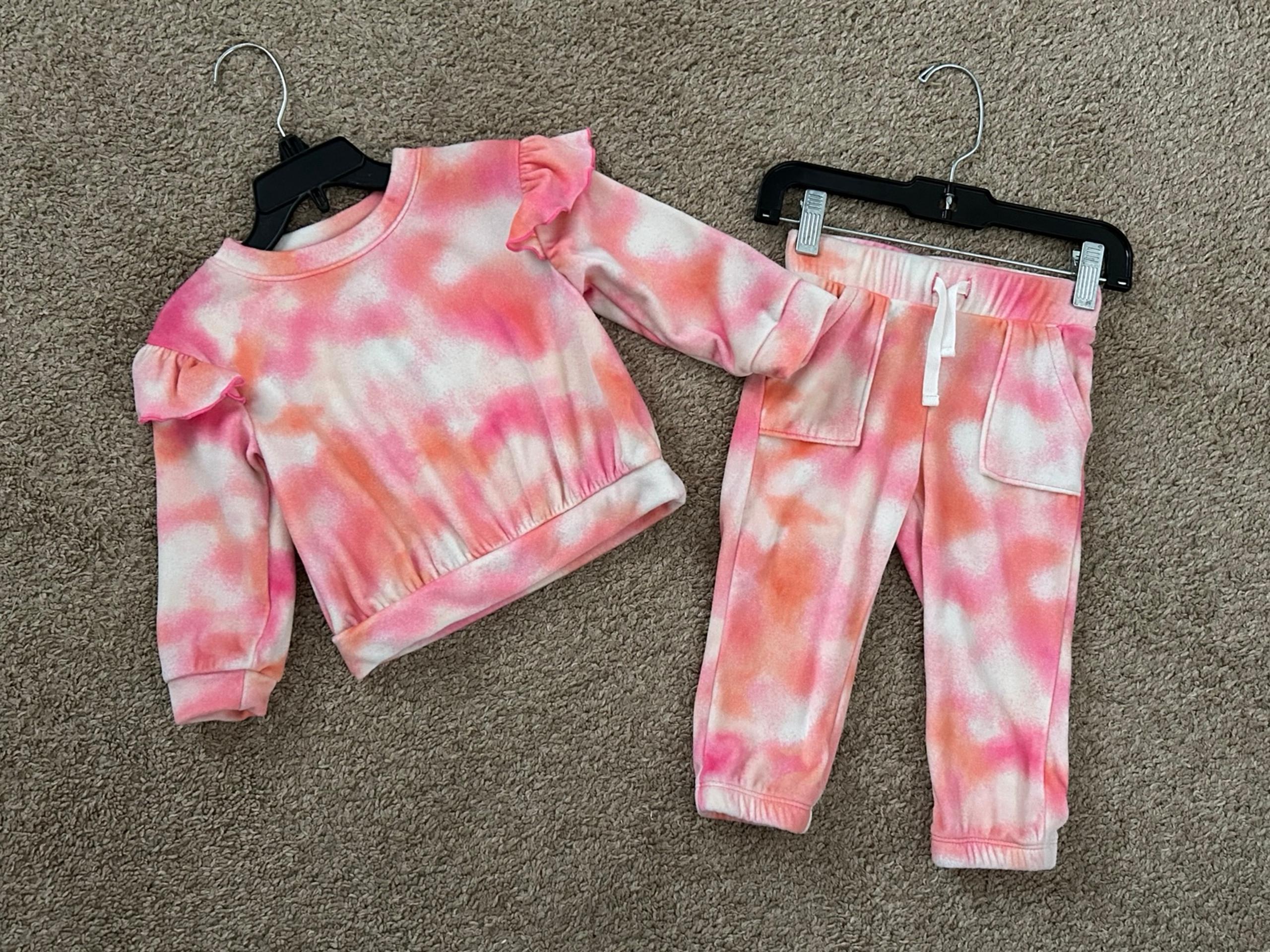 2pc Tie Dye Set Girls Size 18 Months