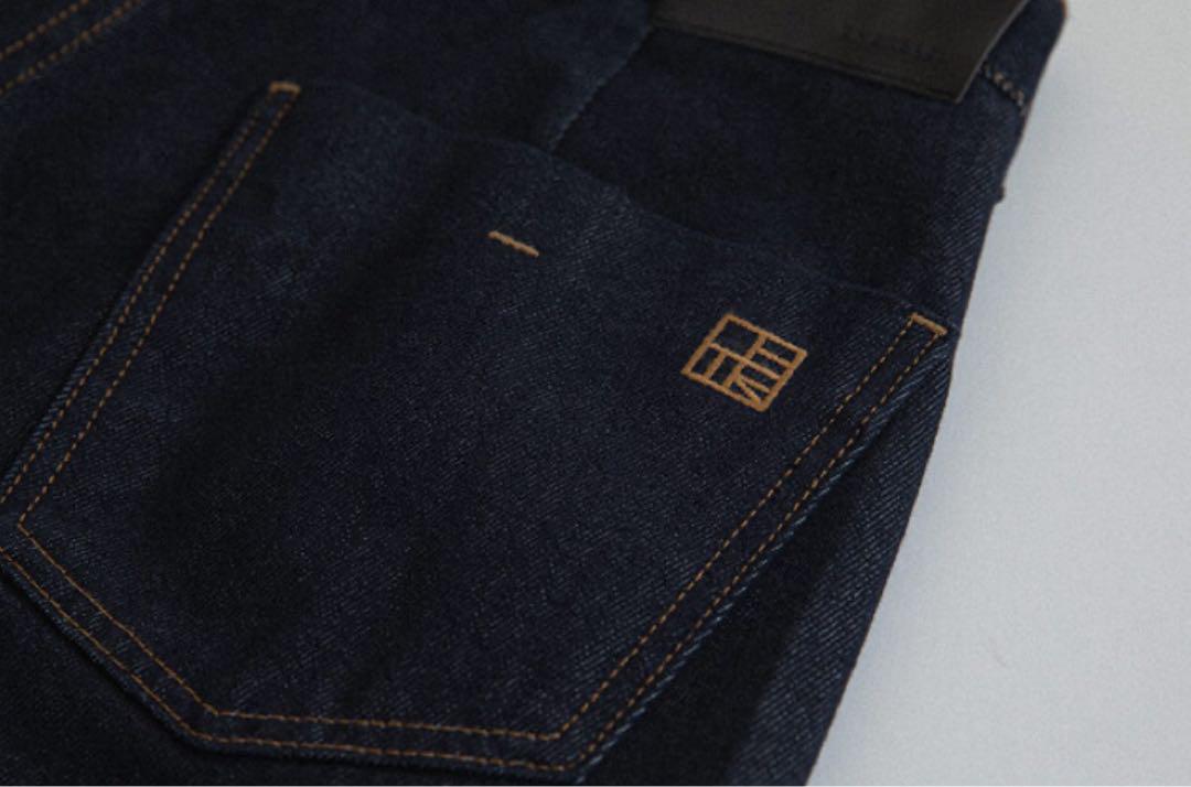 wide stitch jeans | OHOTORO
