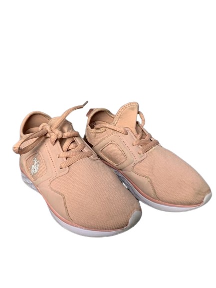 Light pink polo shoes sales