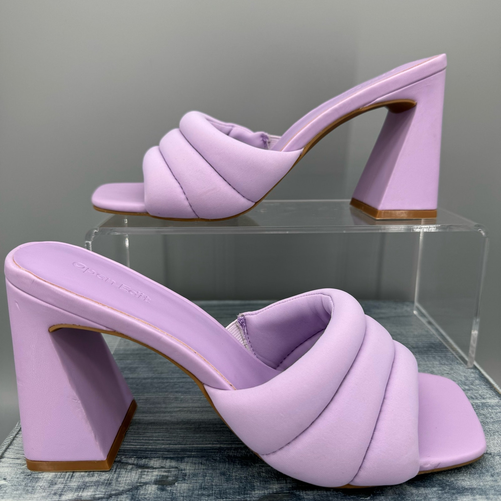 NEW Open Edit Women’s Sheena Sandals Purple Size 9M