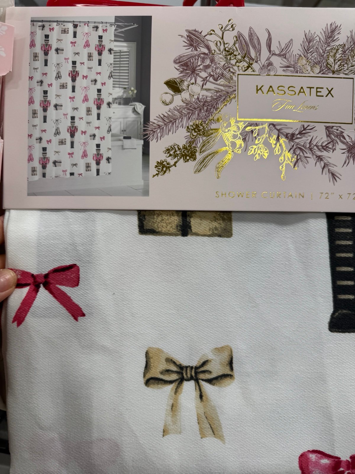 Nutcracker shower curtain brand new