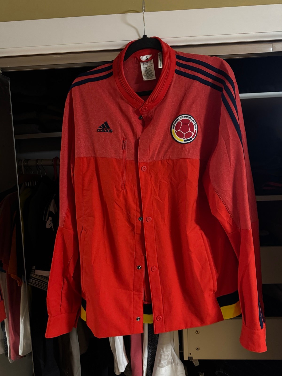 Adidas Colombia red Anthem jacket