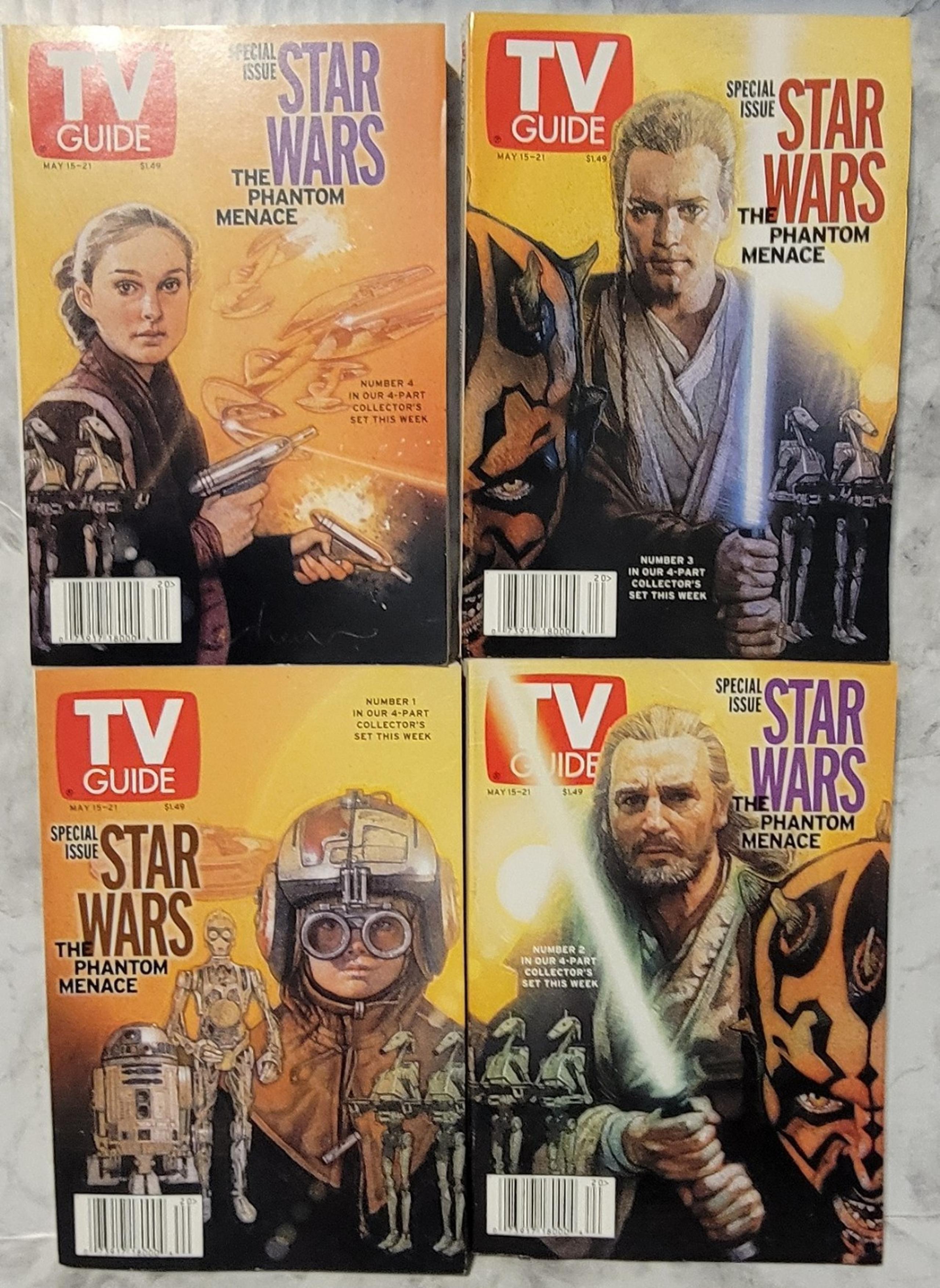 TV Guide May 15-21 1999 The Phantom Menace  Special Edition 4 Covers Set