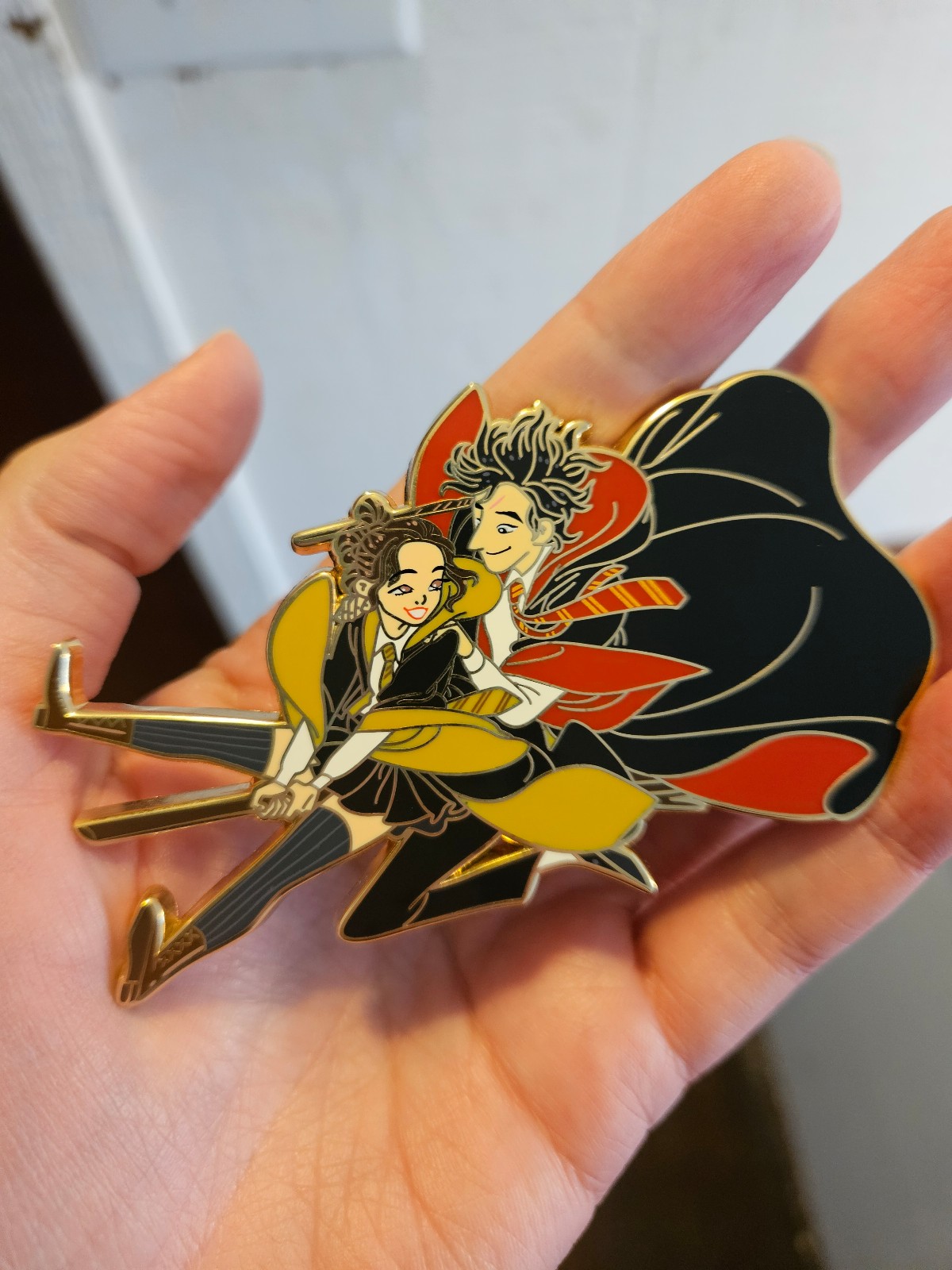 Reylo x Harry Potter Crossover Quidditch fantasy Pin