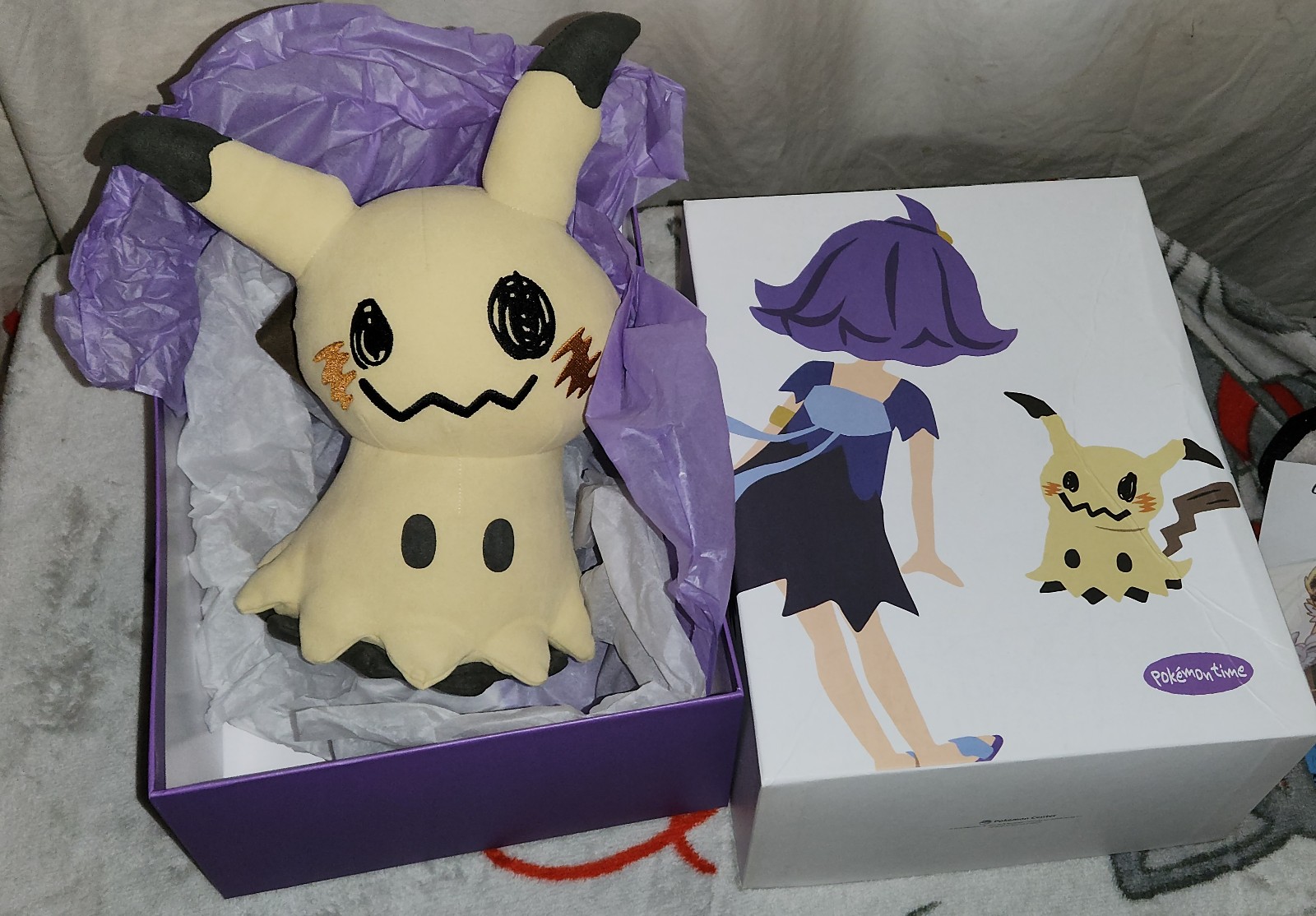 Pokémon time Mimikyu box plush for sale with original box included