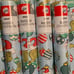 Grinch gift wrap paper 4 rolls