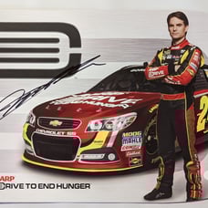 Jeff Gordon autographed photo