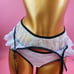 Floral Lace Underwire Garter Set