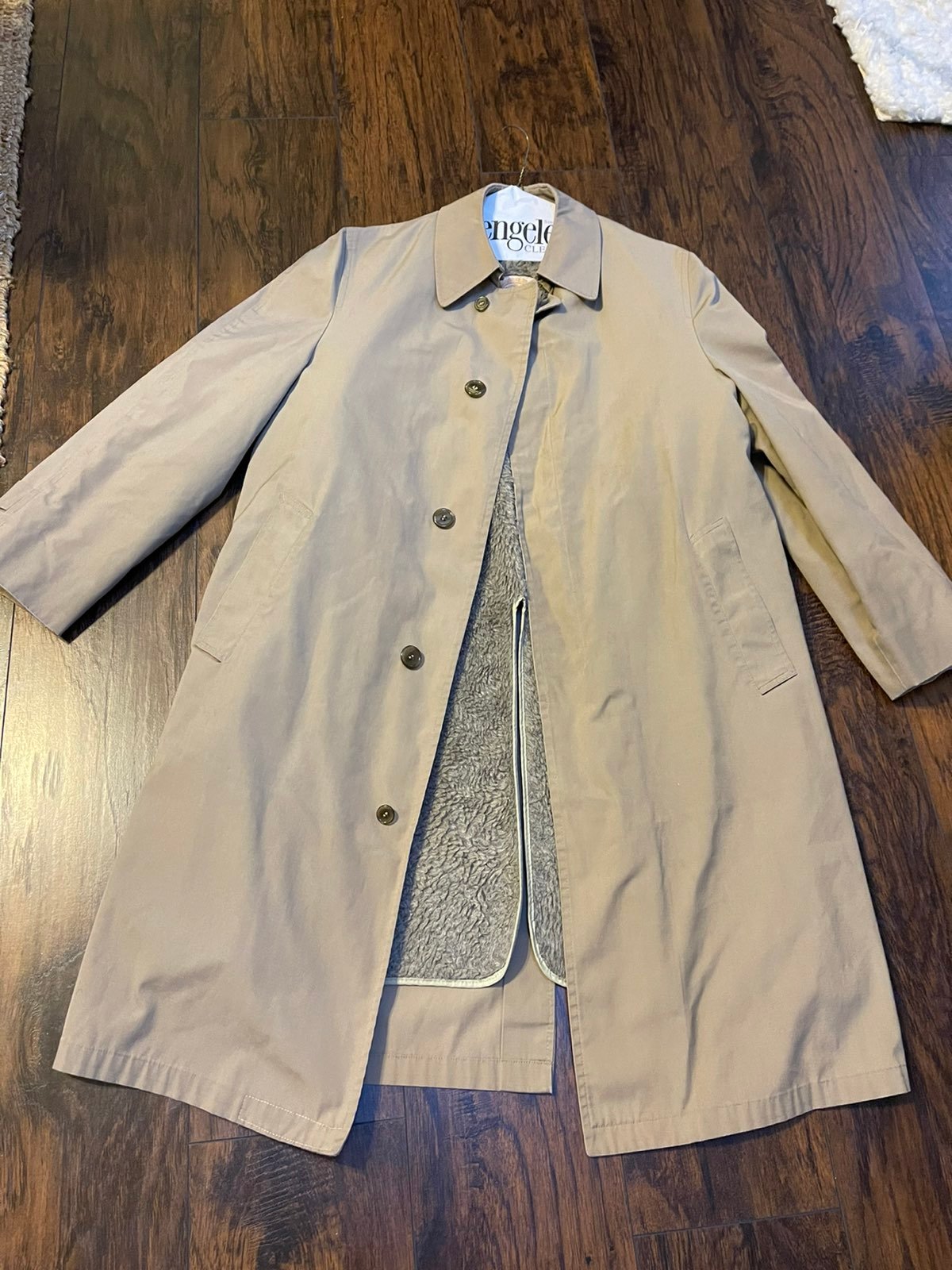 J Press Men's Trench Coat 40 L