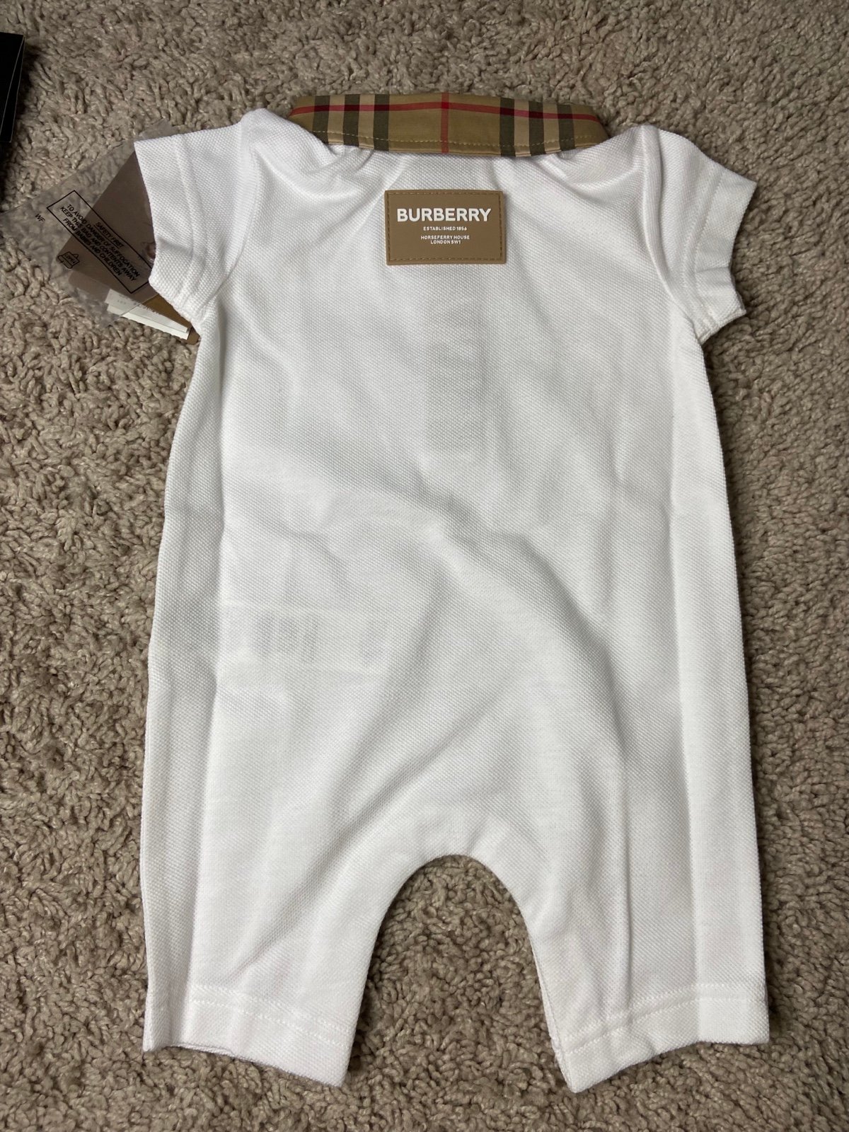 Burberry baby one-piece