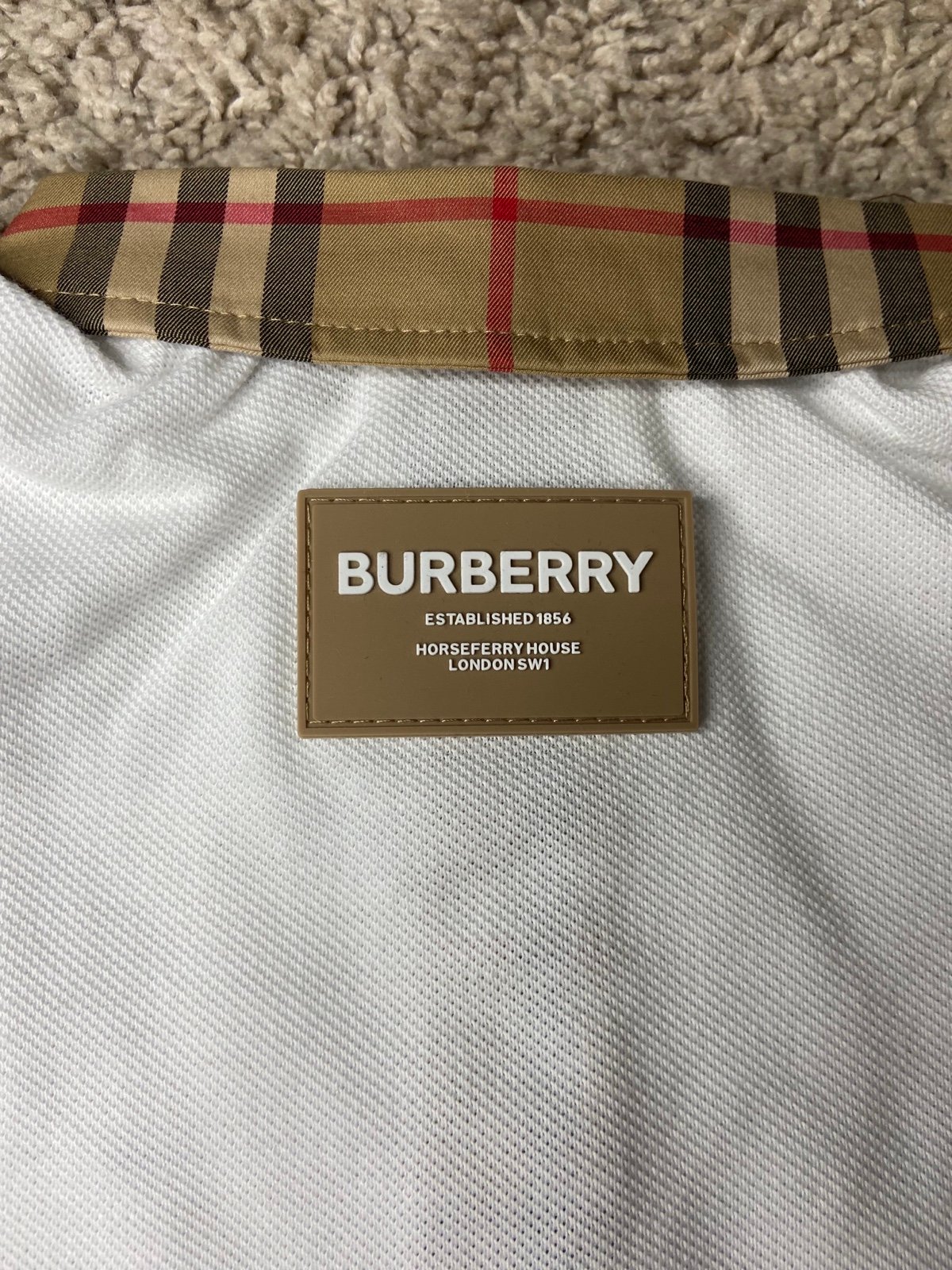 Burberry baby one-piece