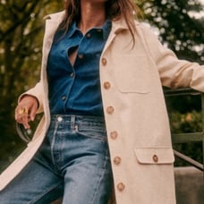 Sezane Arthur Parka Coat Size XS (34)