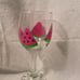 Watermelon Decor, Hand Painted, Summer, Watermelon, Wine Glasses, Set of 4