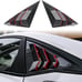 New Honda Civic 11th 2022-2023 ABS Carbon Fiber W/ Red Line Side Window Louver