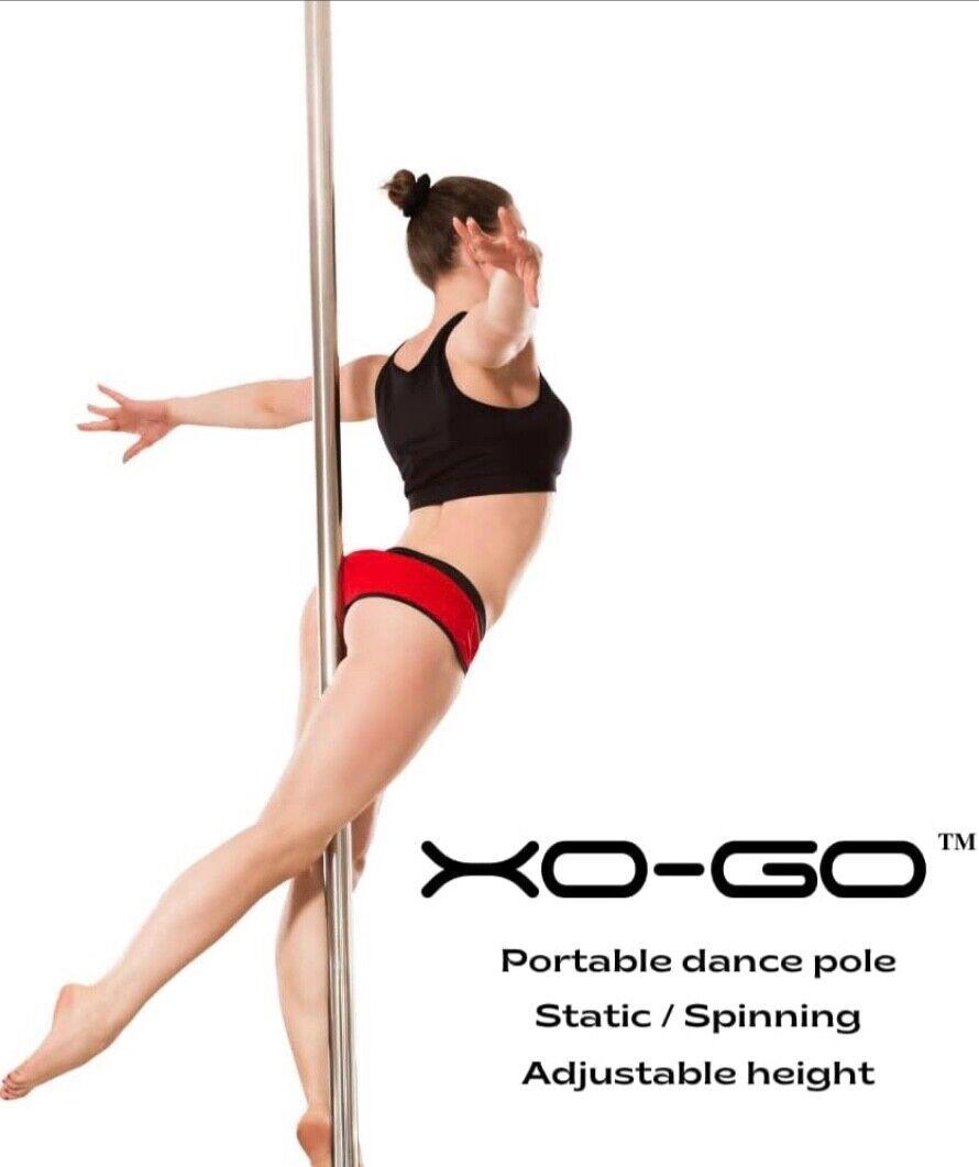 XO-GO Professional Stripper Pole Dance Pole for Home or Work Fitness, Portable