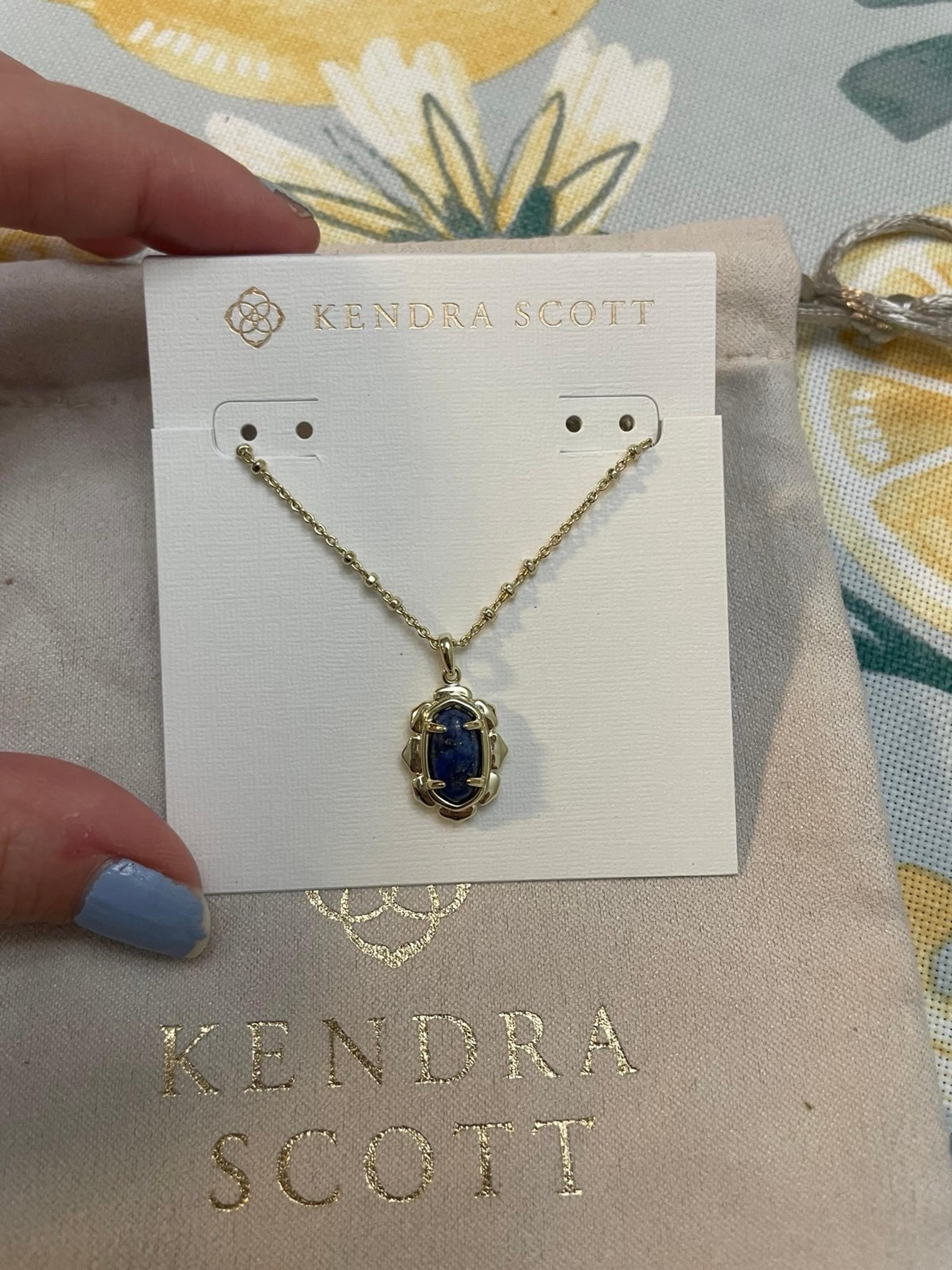Kendra Scott Blue Lapis Necklace