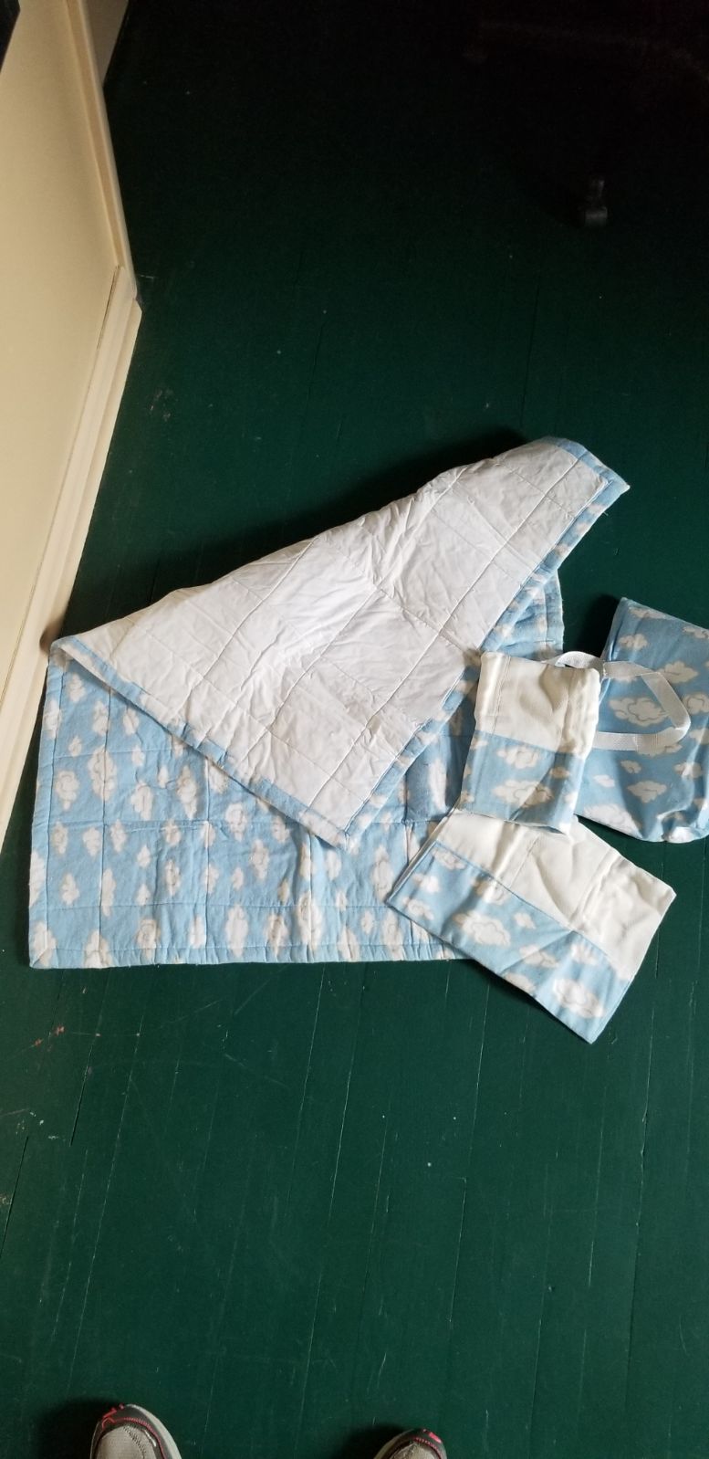 Quilt/bag/2 burp cloths