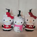 Hello Kitty snowman soap dispenser bundle