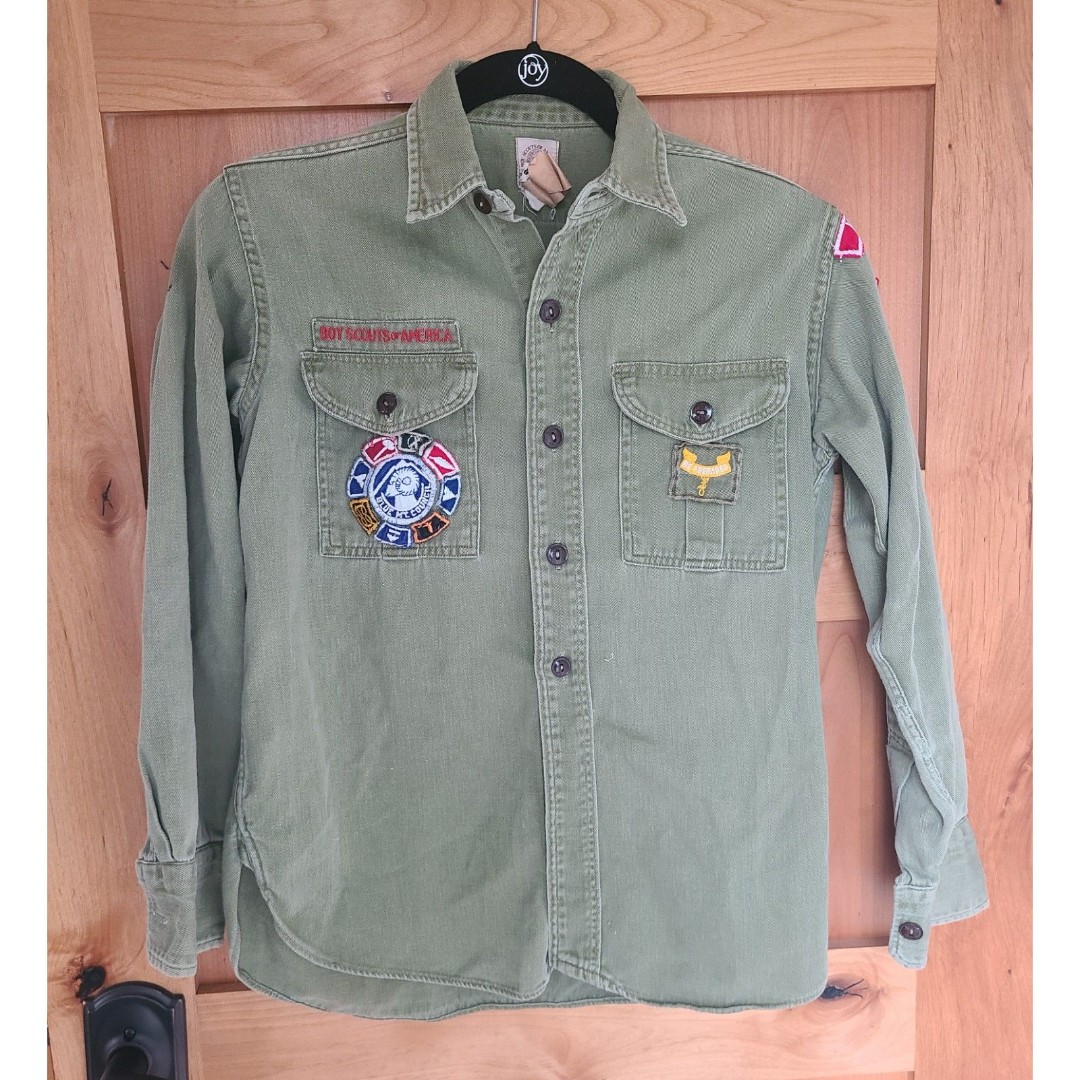 Vintage 60s Boy Scouts America Uniform Patches Sanforized Washington Kennewick