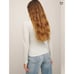 New Reformation Bailey Knit Top in Silver Sparkle Size M