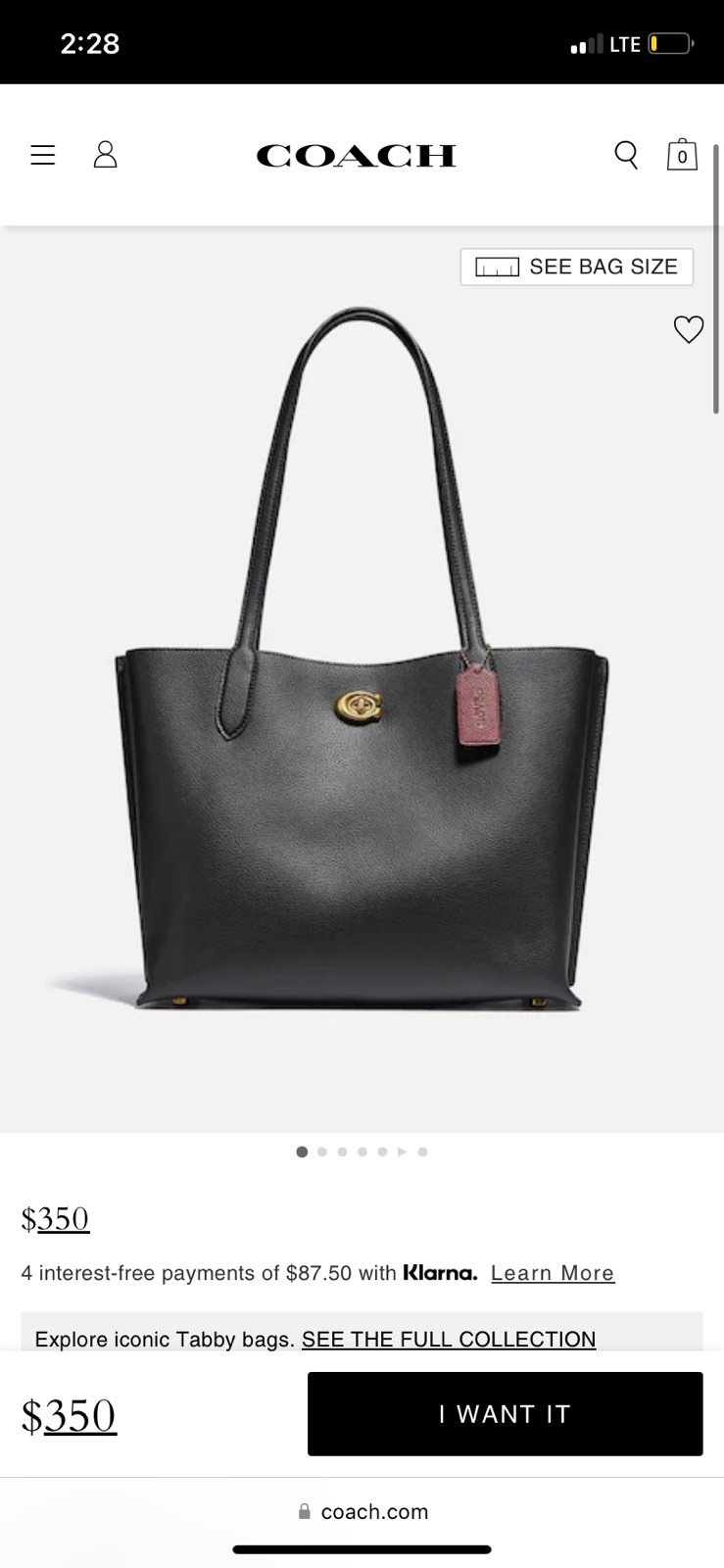 Willow pebble tote
