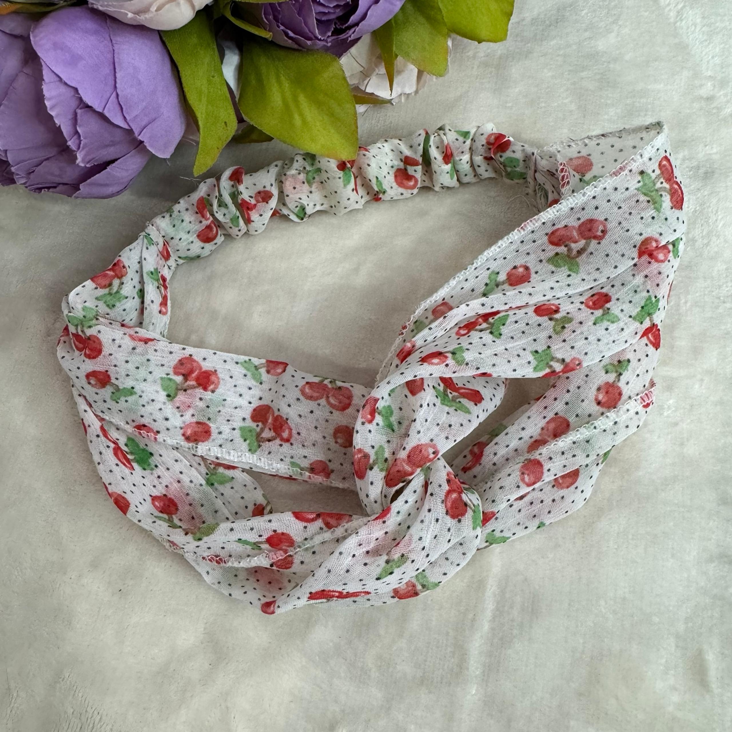 NEW Boutique Cherry Print Headband