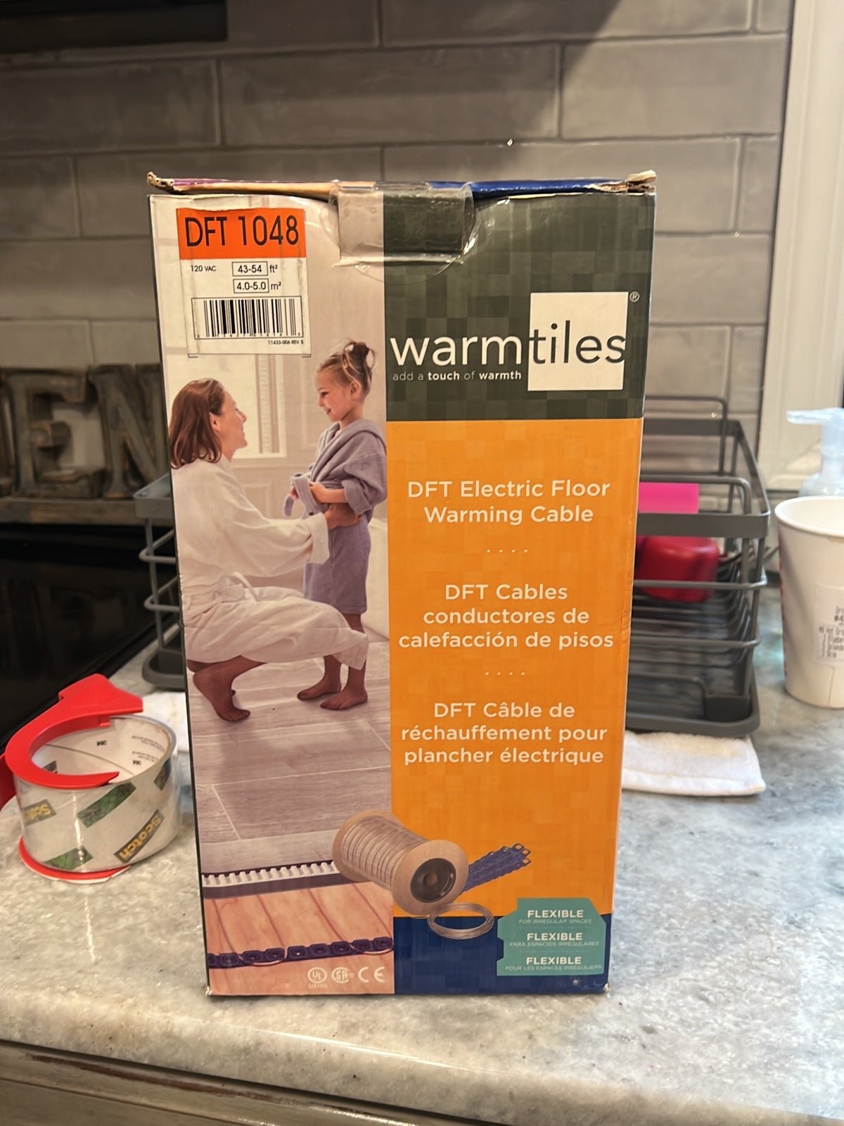 Warm tiles dft electric floor cable
