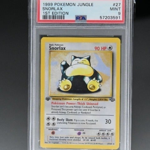 MINT 9 1999 1st Edition Jungle Snorlax 27/64
