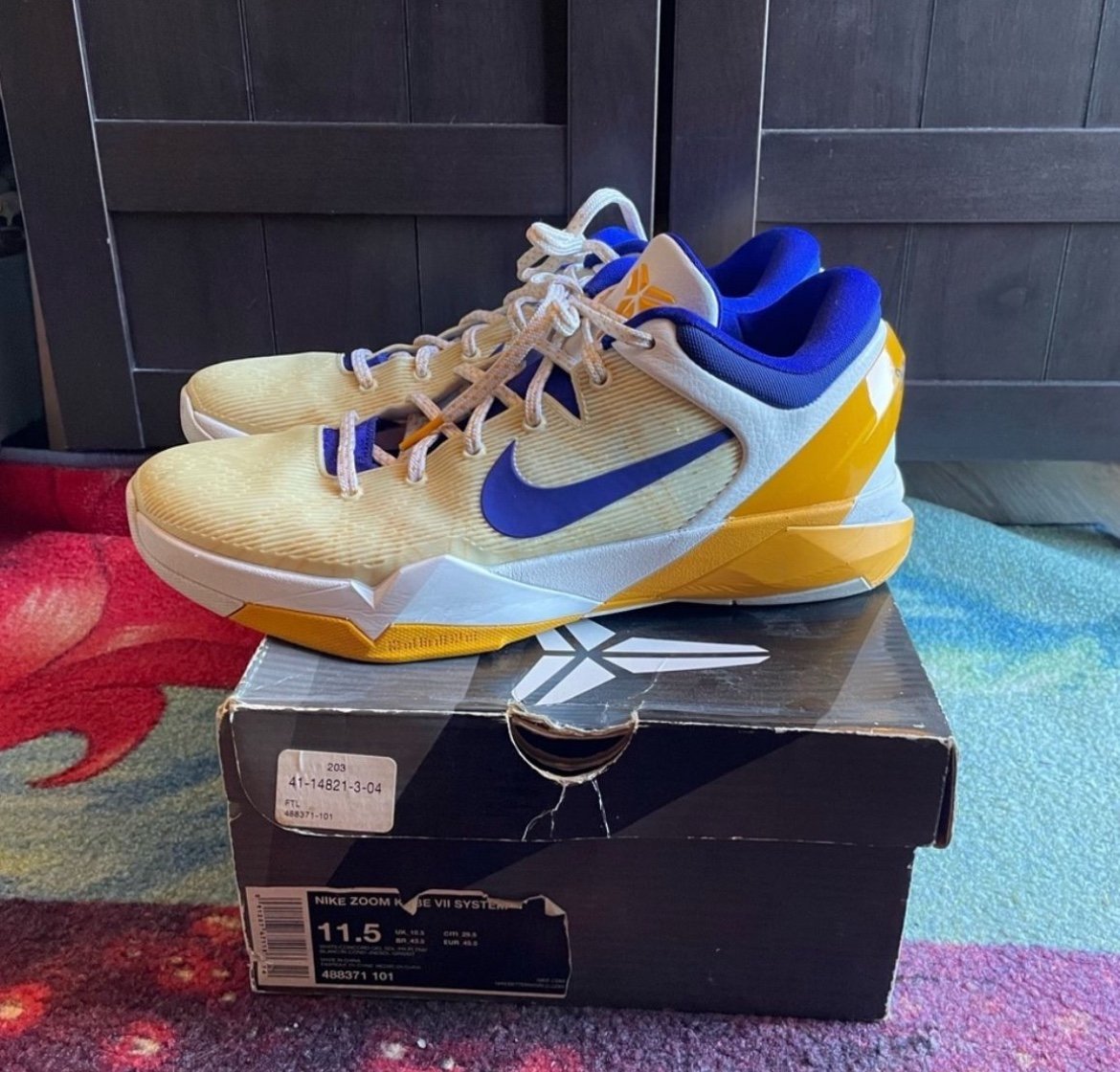 Nike Zoom Kobe VII System Lakers Shoes